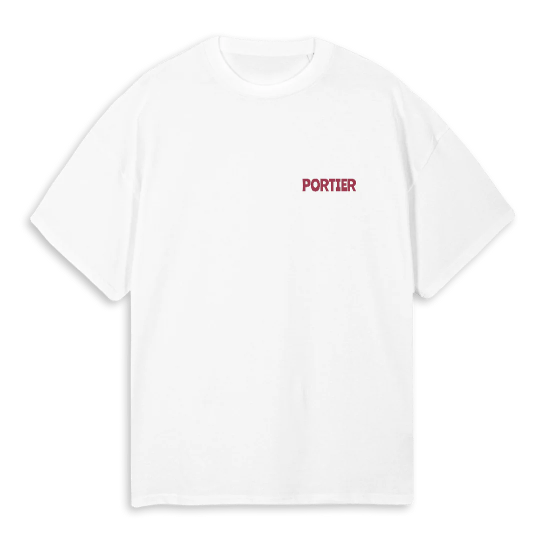 SURF CLUBTEE White Oversized Tee.