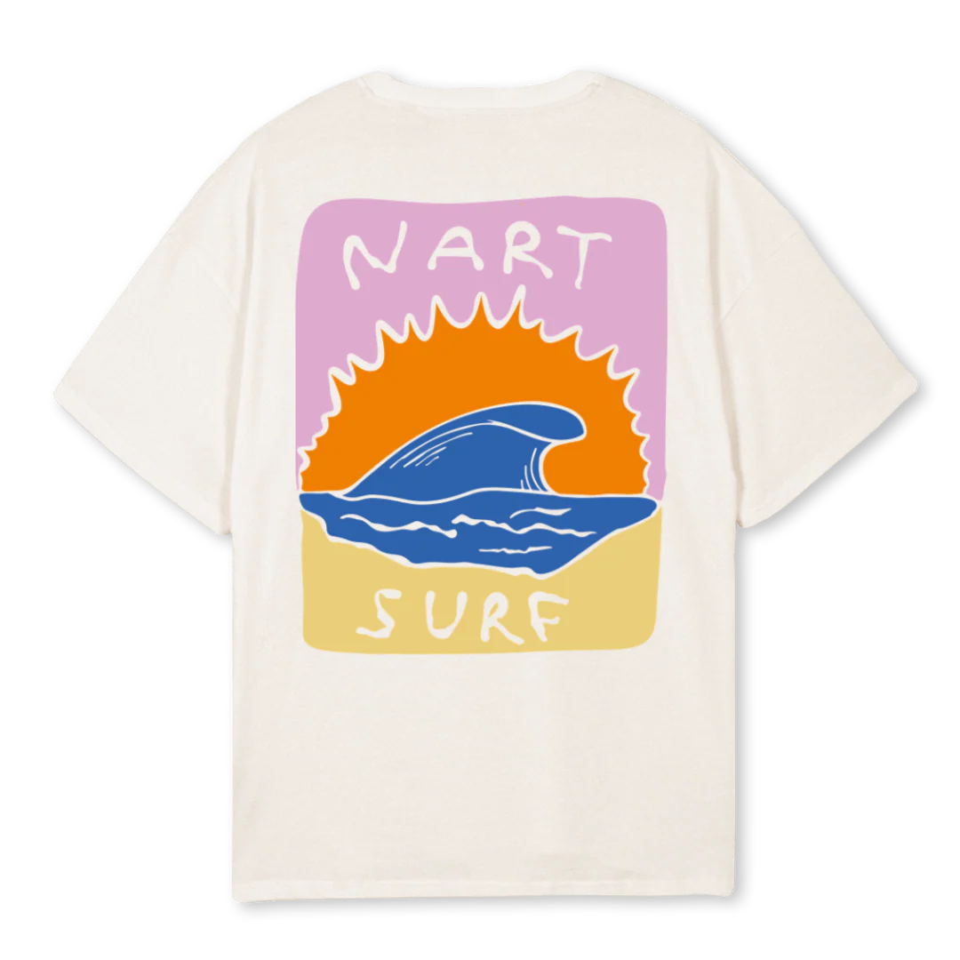 SURF Vintage White Oversized Tee. - Image 2