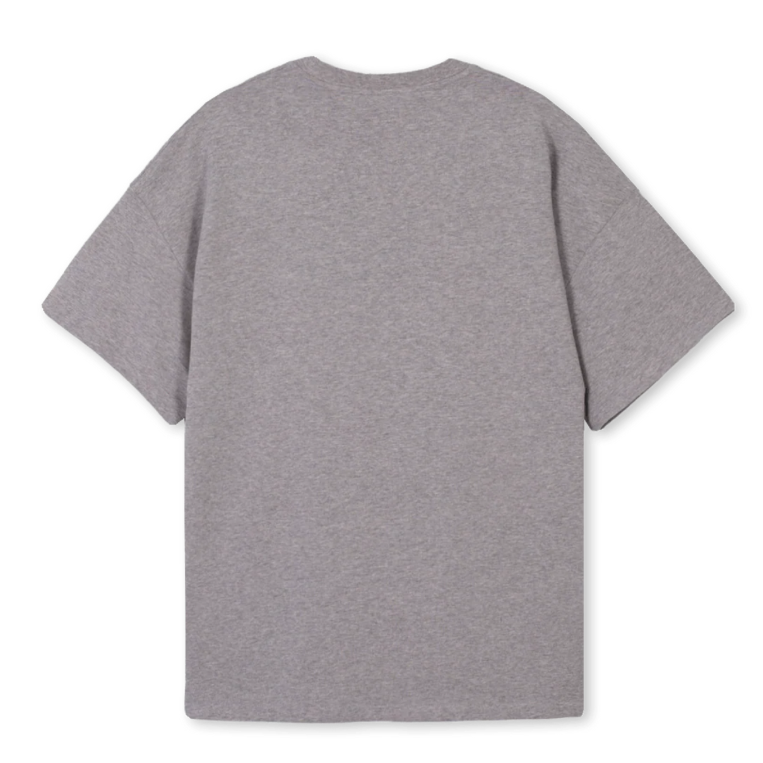 SUVLEFTMYHEART Grey Marl Oversized Tee. - Image 2