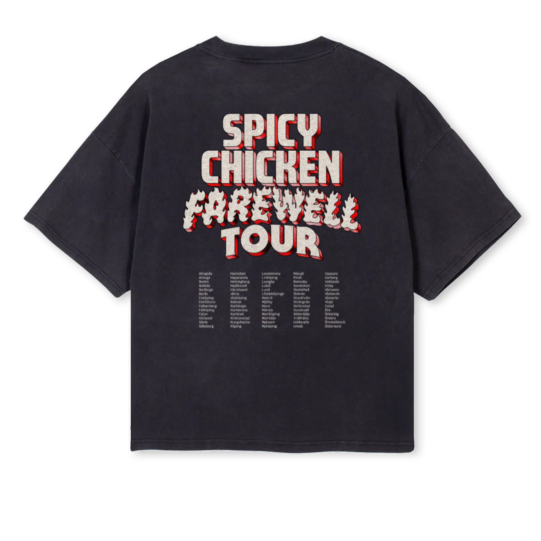 SVART TSH Vintage Black Oversized Boxy Tee. - Image 2