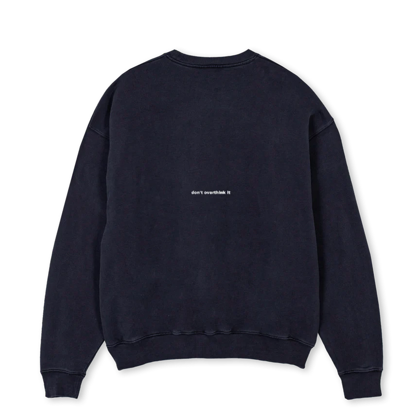 SVBDOIW Vintage Black Oversized Crewneck Sweater. - Image 2