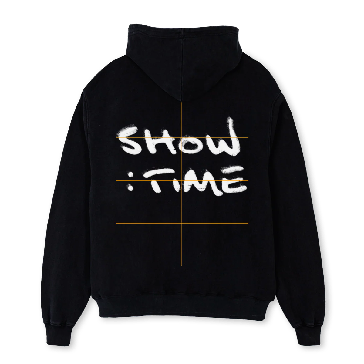 SWEATBLACKWHITELOGO_2 Black Oversized Zipped Hoodie. - Image 2