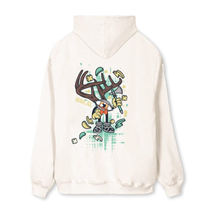 SANBIASE_VW Vintage White Regular Hoodie - Image 2