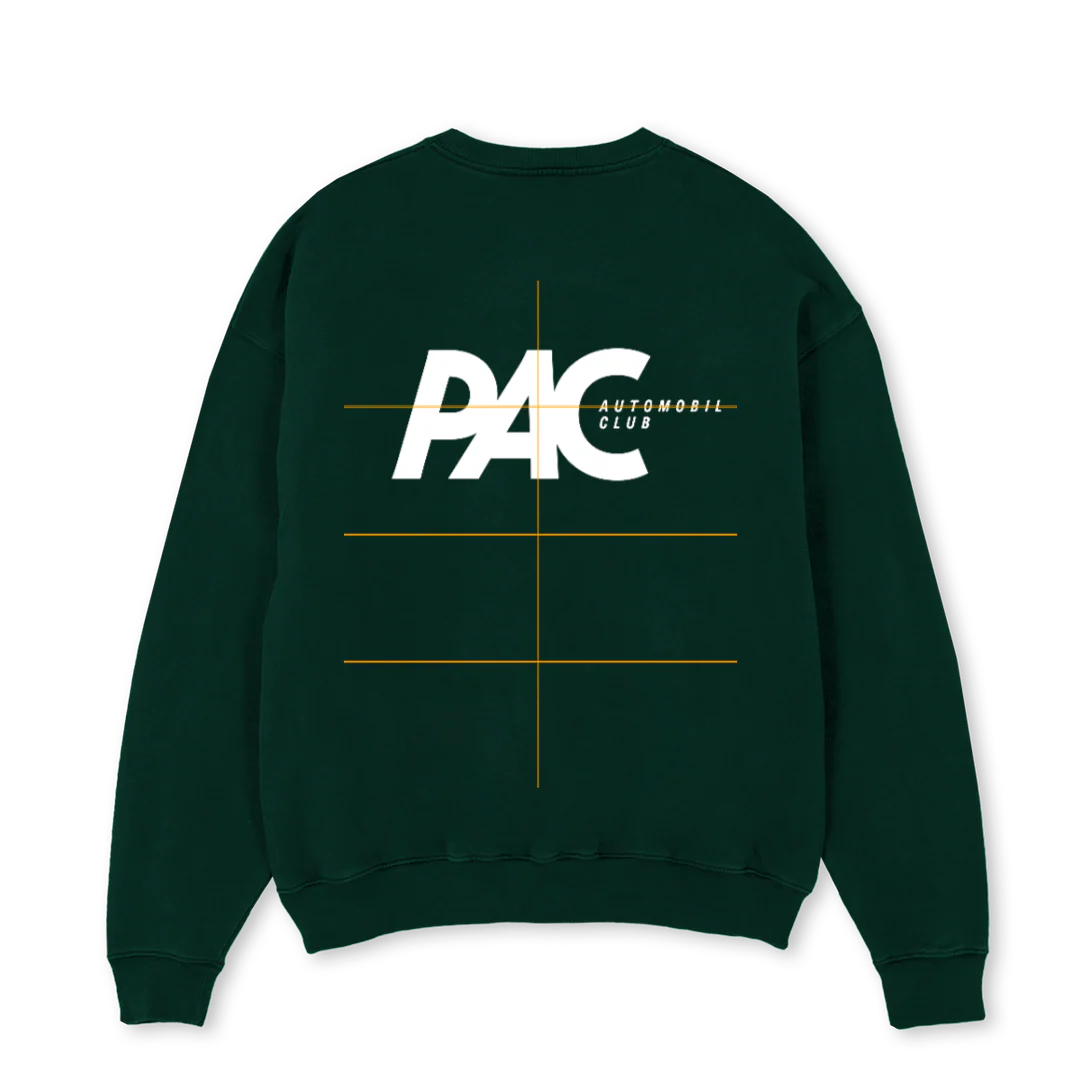 SWEEONE Wild Green Oversized Crewneck Sweater. - Image 2