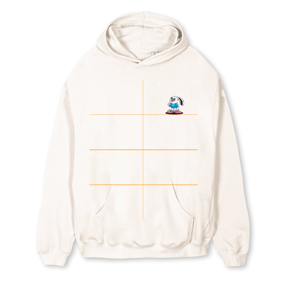 SWEETS  Vintage White Regular Hoodie.
