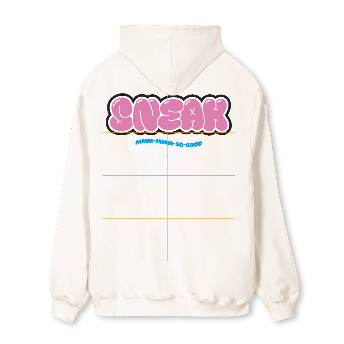 SWEETS Vintage White Regular Hoodie. - Image 2