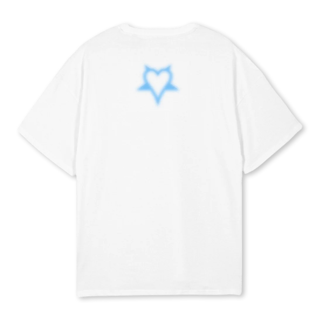 SWIM TEAM V White Oversized Tee. - Image 2