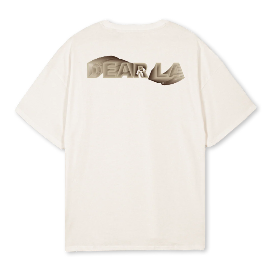 SWIRLBROWN Vintage White Oversized Tee. - Image 2