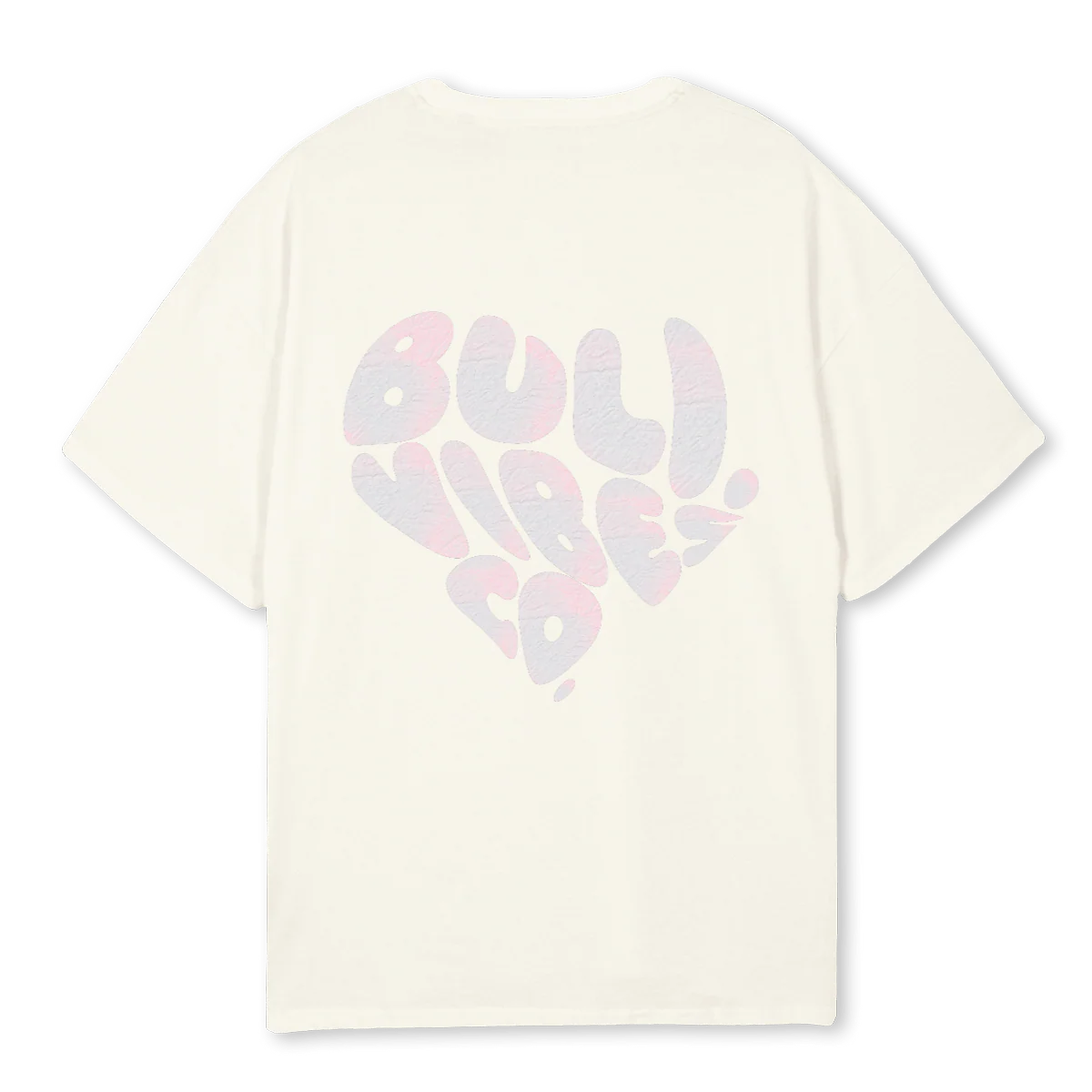 SYDÄN BLU Cream Oversized Tee. - Image 2