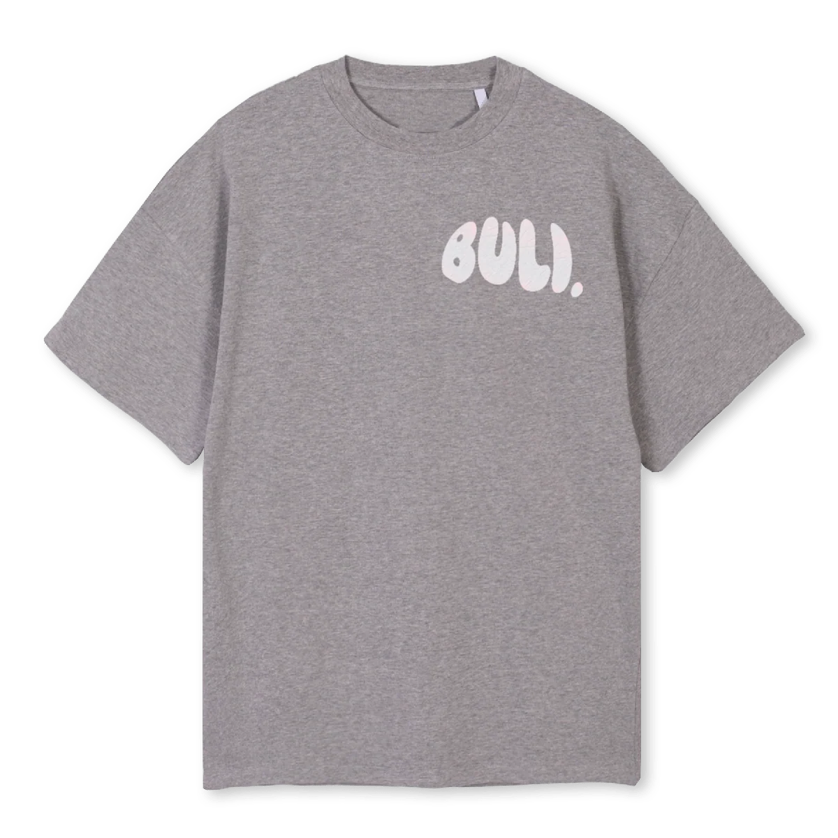 SYDÄN BLU Grey Marl Oversized Tee.