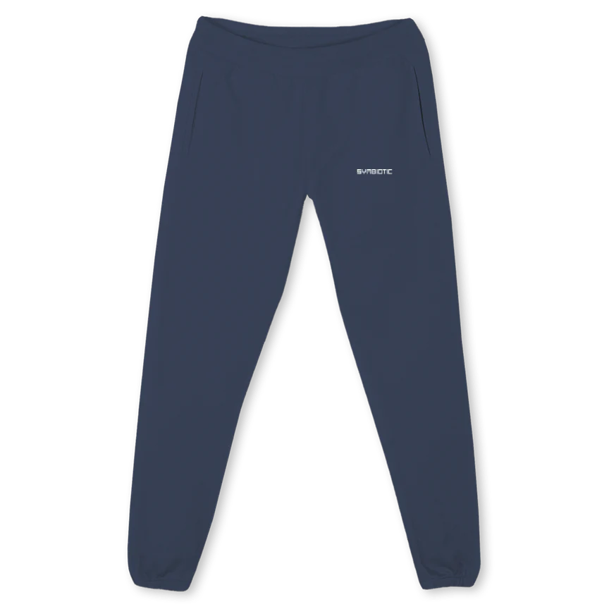 SYMBSETPANTS_2 Navy Blue Relaxed Sweatpants