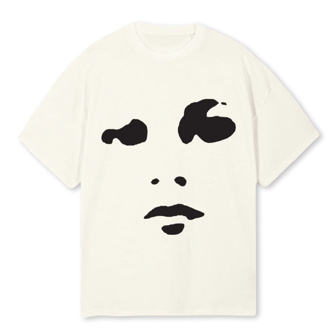 SYNERGIZE CREAM Cream Oversized Tee.