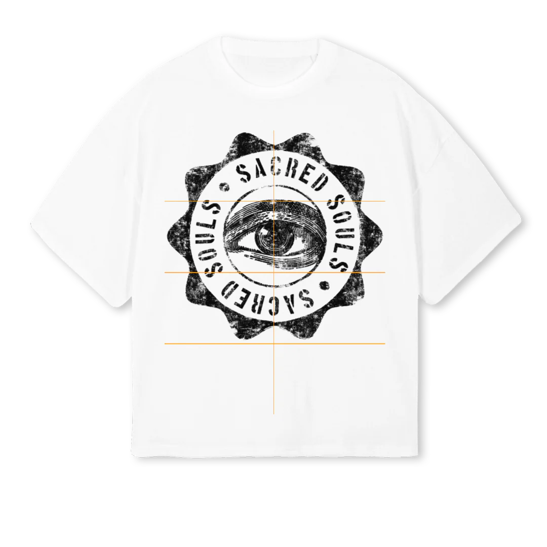 TAG White Oversized Boxy Tee.