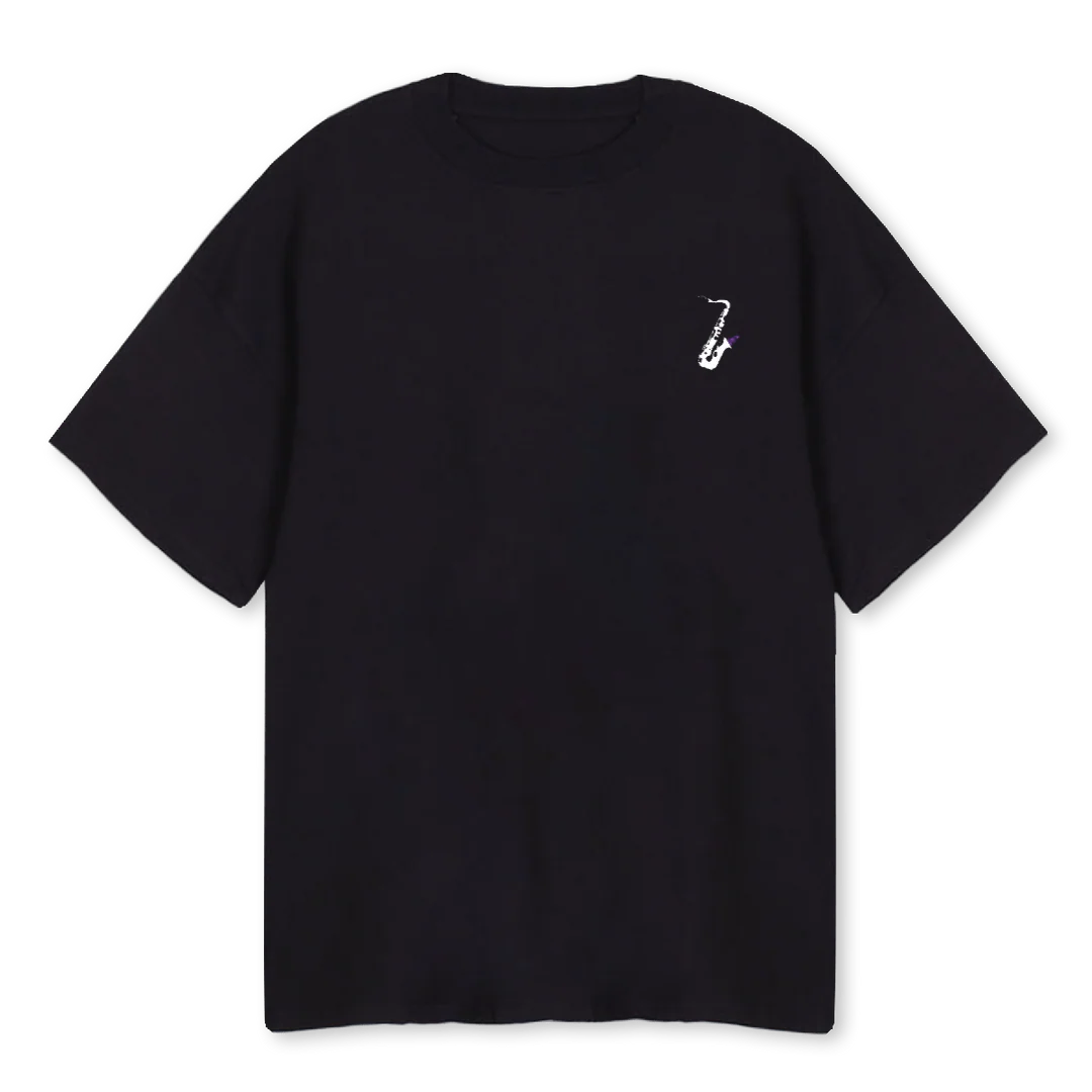 TAMARS DAD Black Oversized Tee.
