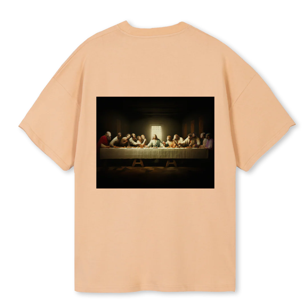 TANBLINDCOMMUNION Sand Oversized Tee. - Image 2