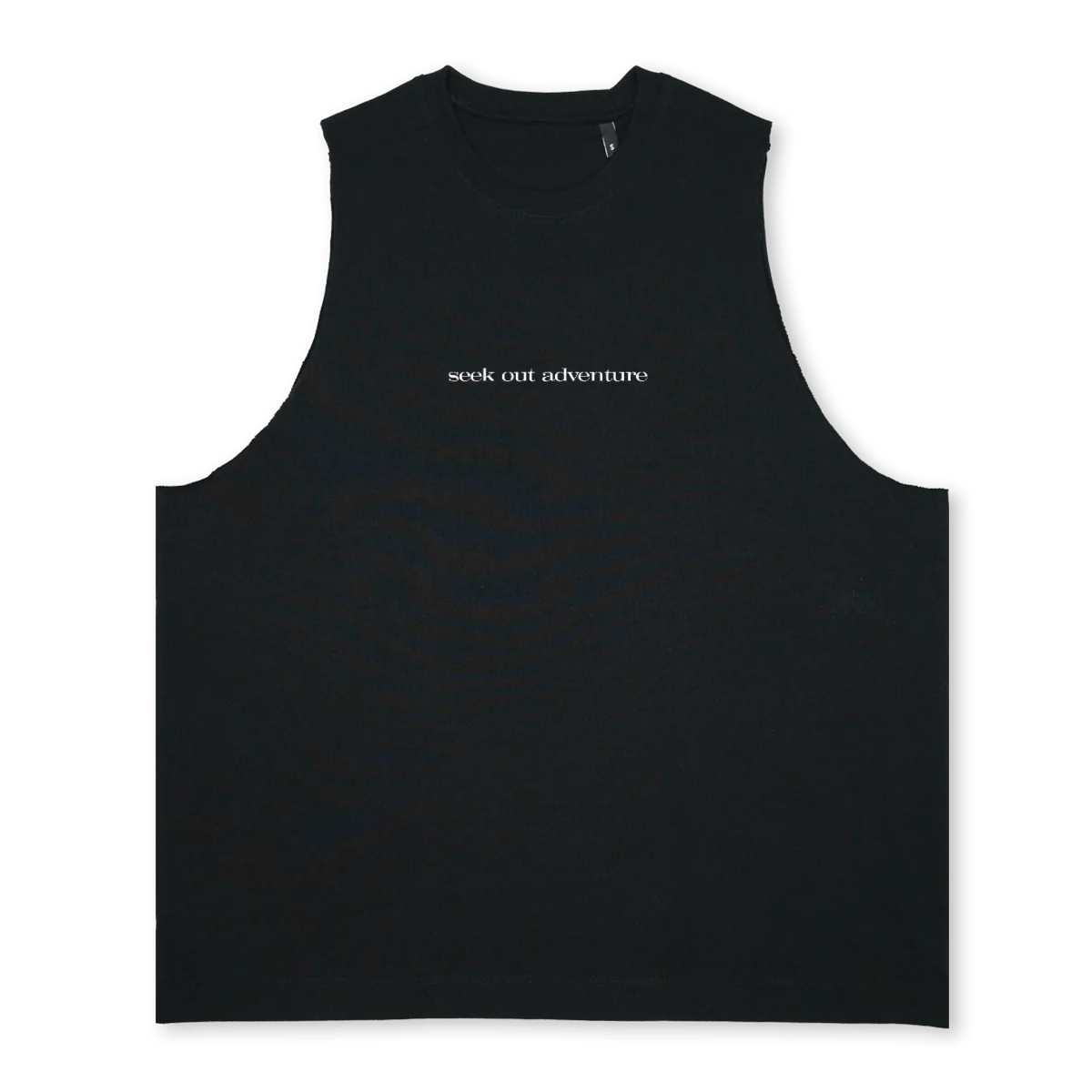TANK SEEK OUT ADV Deep Black Oversized Vest.