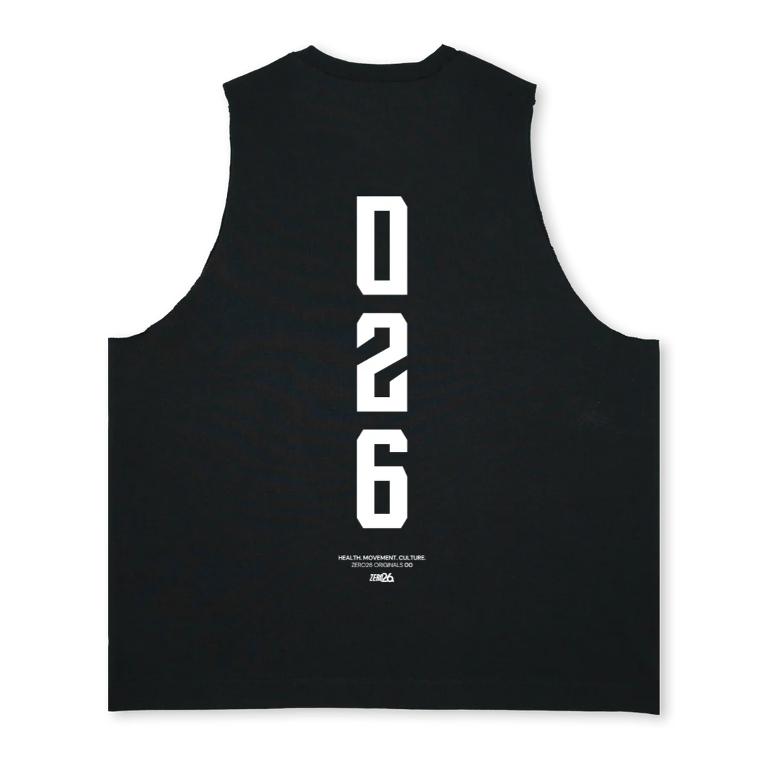 TANKORIGINALS Deep Black Oversized Vest. - Image 2