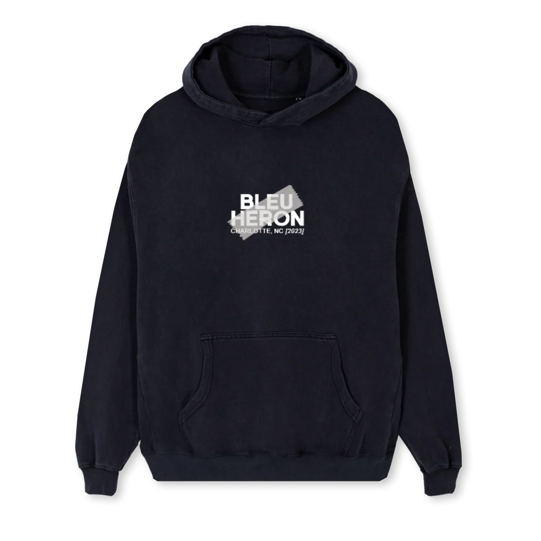 TAPE Vintage Black Regular Hoodie.