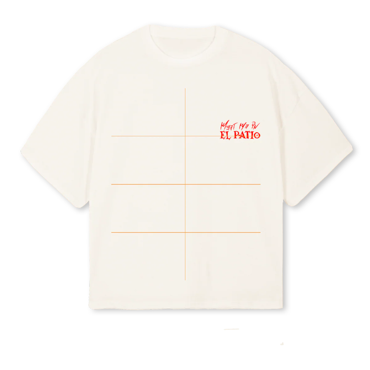 TARDEOSTEE Vintage White Oversized Boxy Tee.