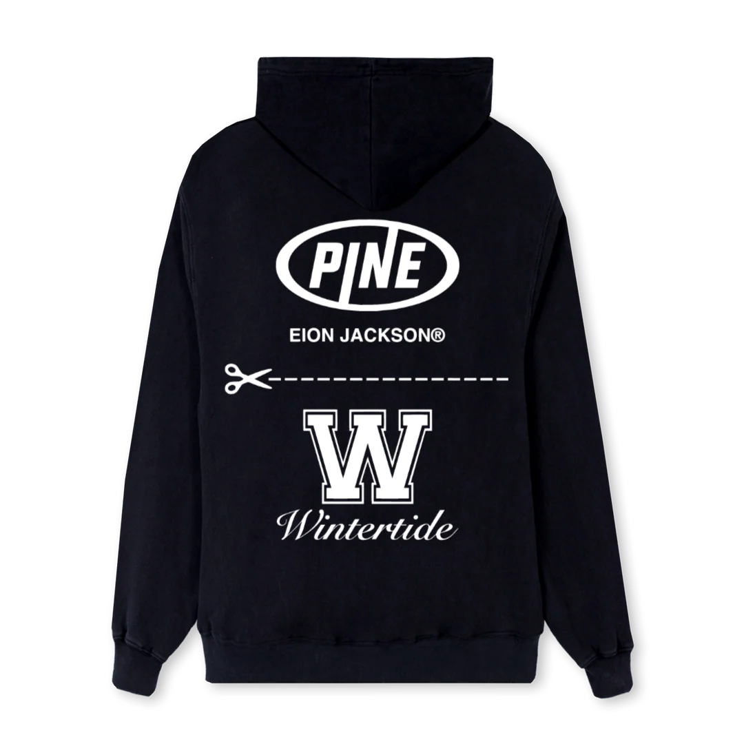TB Black Regular Hoodie. - Image 2