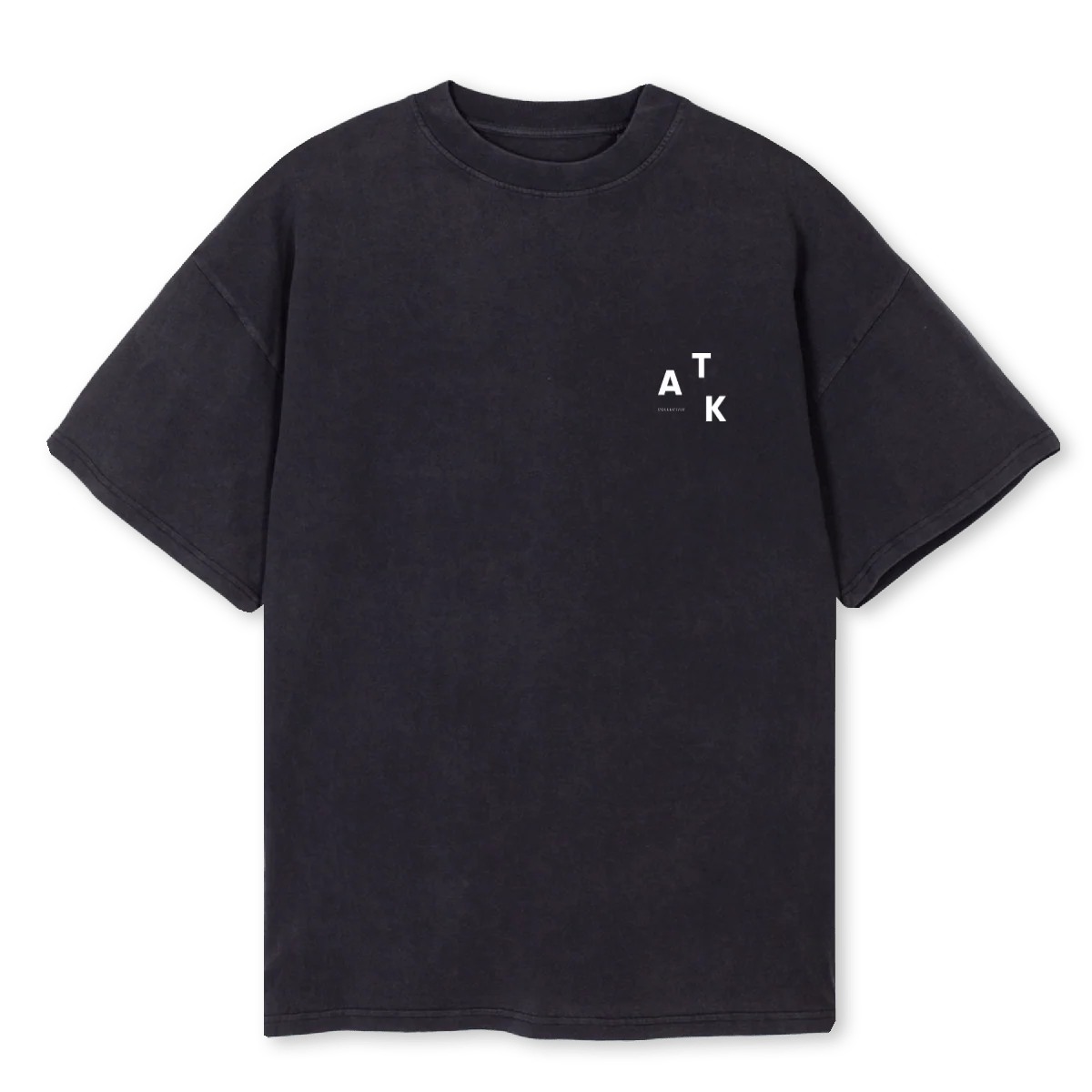 TBLACKMEN Vintage Black Oversized Tee.