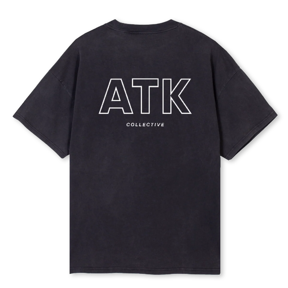 TBLACKMEN Vintage Black Oversized Tee. - Image 2