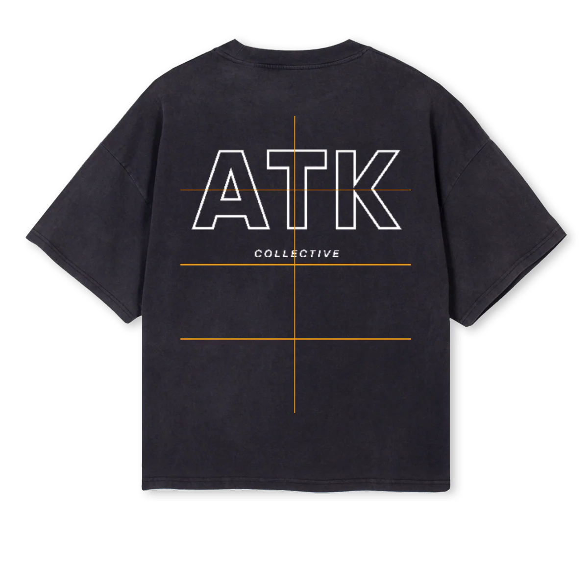TBOXYMENVINTAGEBLACK Vintage Black Oversized Boxy Tee. - Image 2