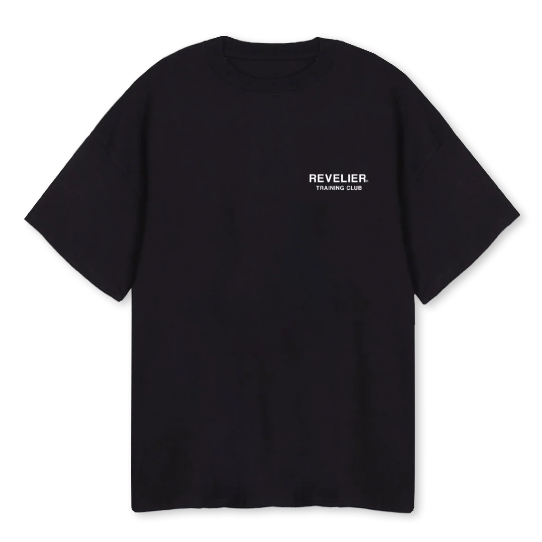 TCLUB Black Oversized Tee.