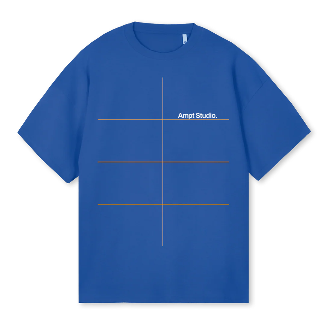 TE Cobalt Blue Oversized Tee.