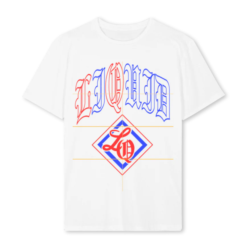 TEAMLQD White Regular Tee.