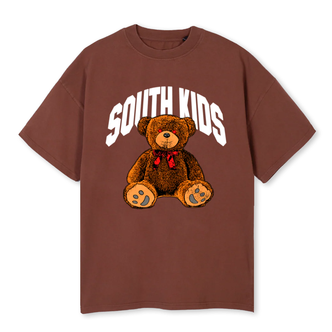 TEDDY BEAR TEEEE Vintage Brown Oversized Tee.