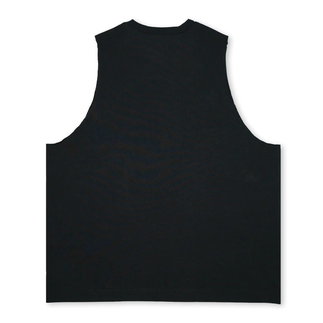 TEDDYKNOX ROCK Deep Black Oversized Vest. - Image 2