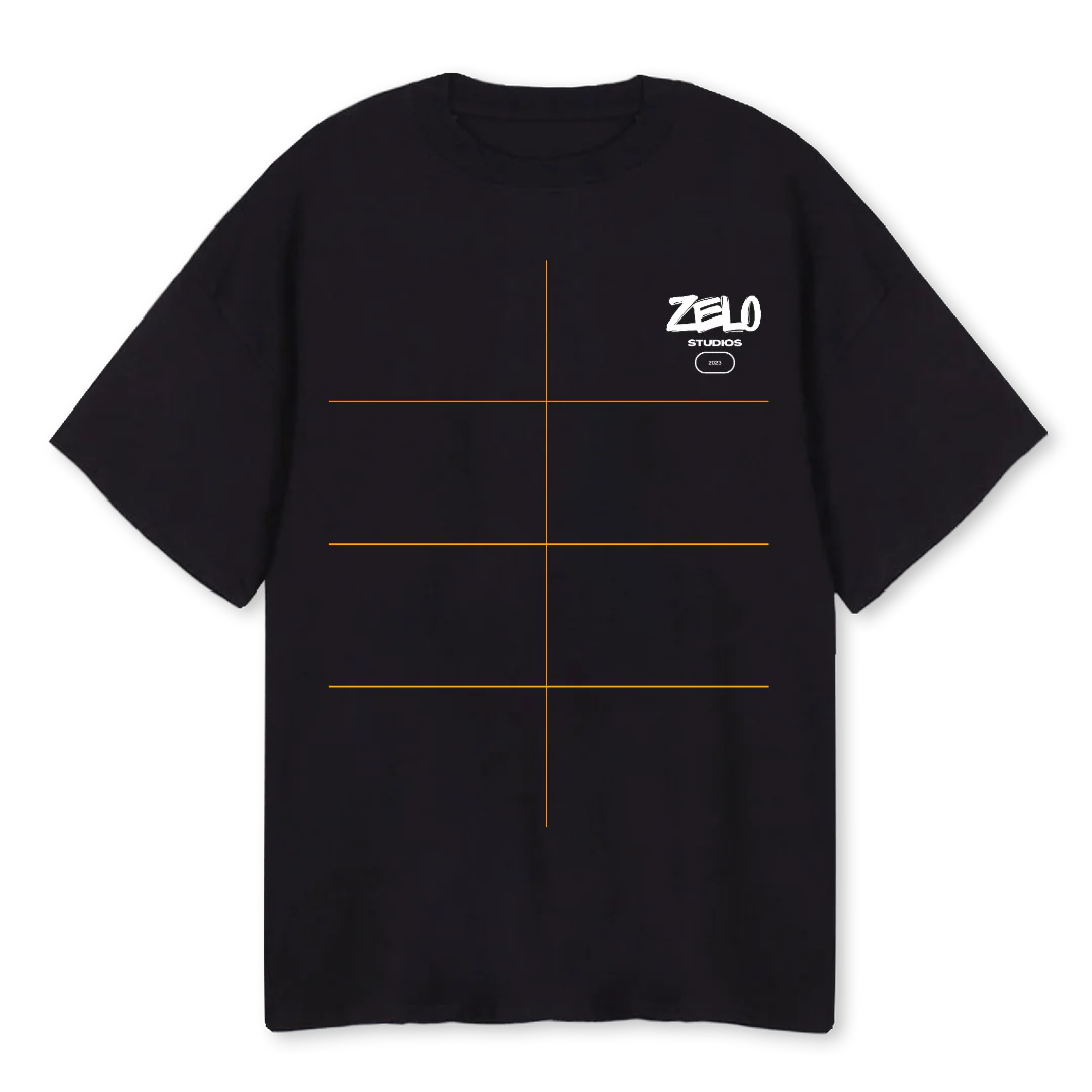TEDDYSEMBRACE Black Oversized Tee.