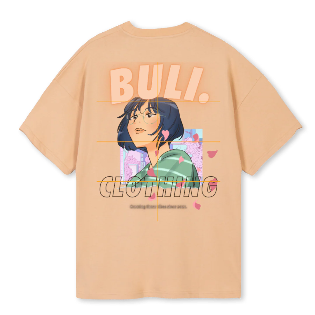 TEE SAMPLE Sand Oversized Tee. - Image 2