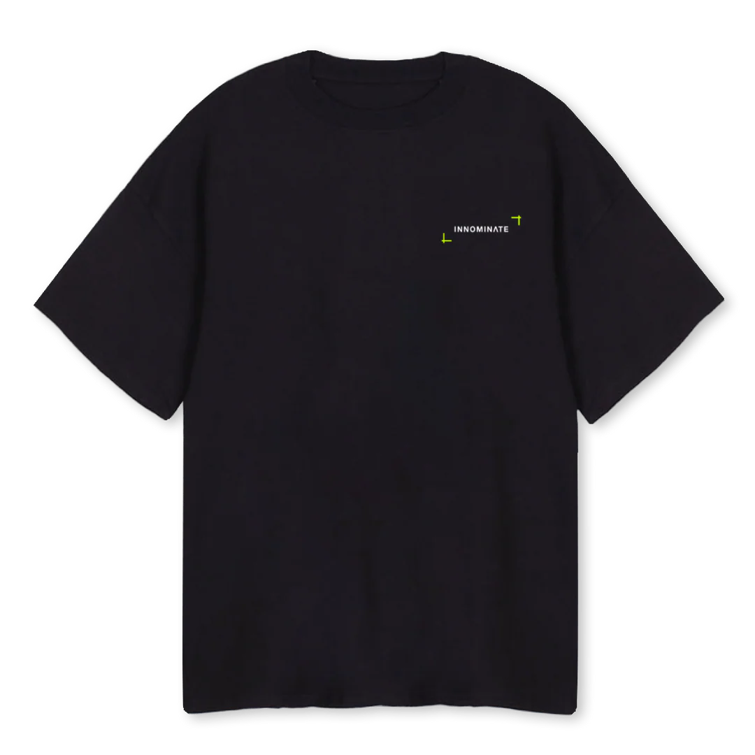 TEEBLACK Black Oversized Tee.