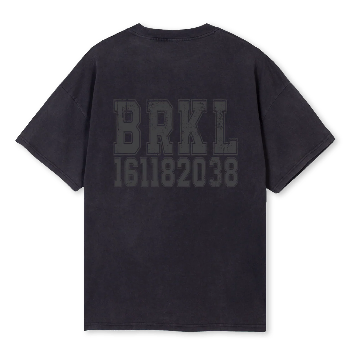 TEEOVDDONEVBLK Vintage Black Oversized Tee. - Image 2
