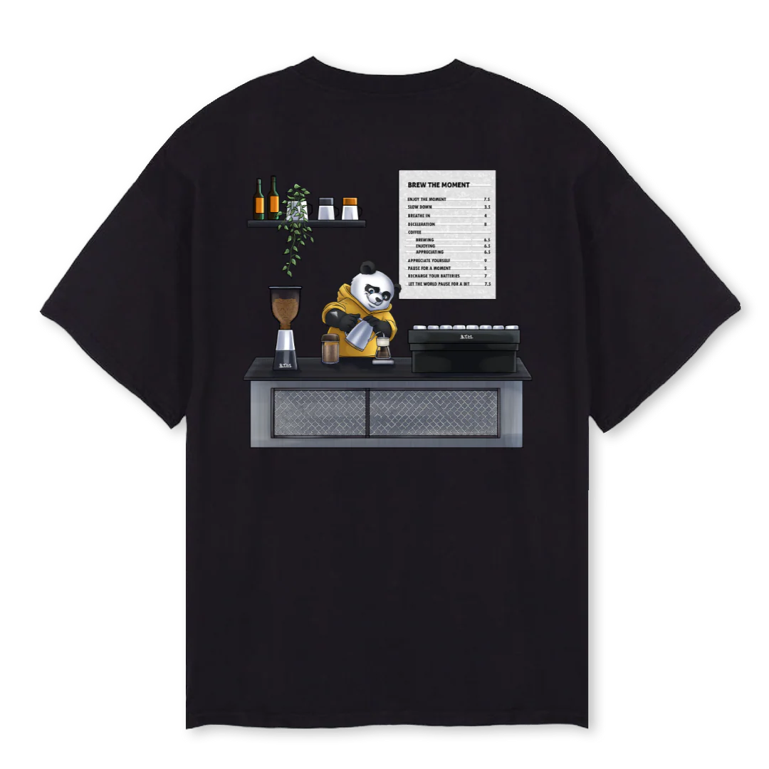 TEEPETE Black Oversized Tee. - Image 2