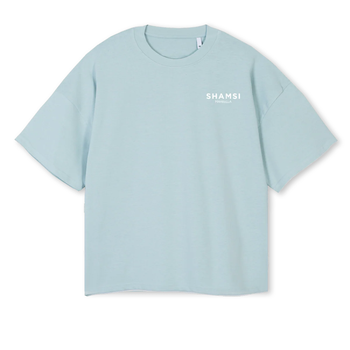 TEESH Cold Blue Oversized Boxy Tee.