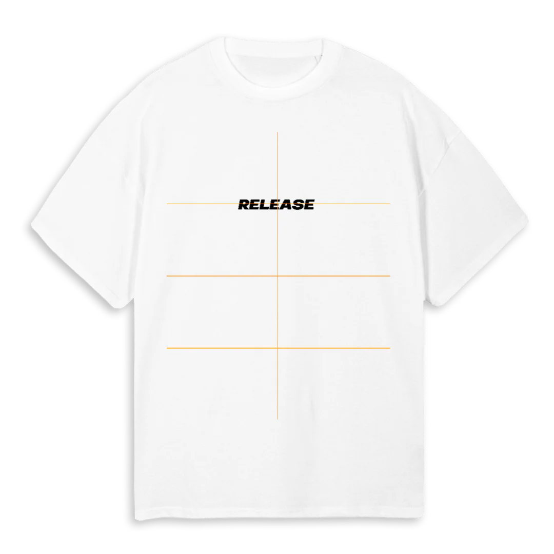 TEETWO White Oversized Tee.