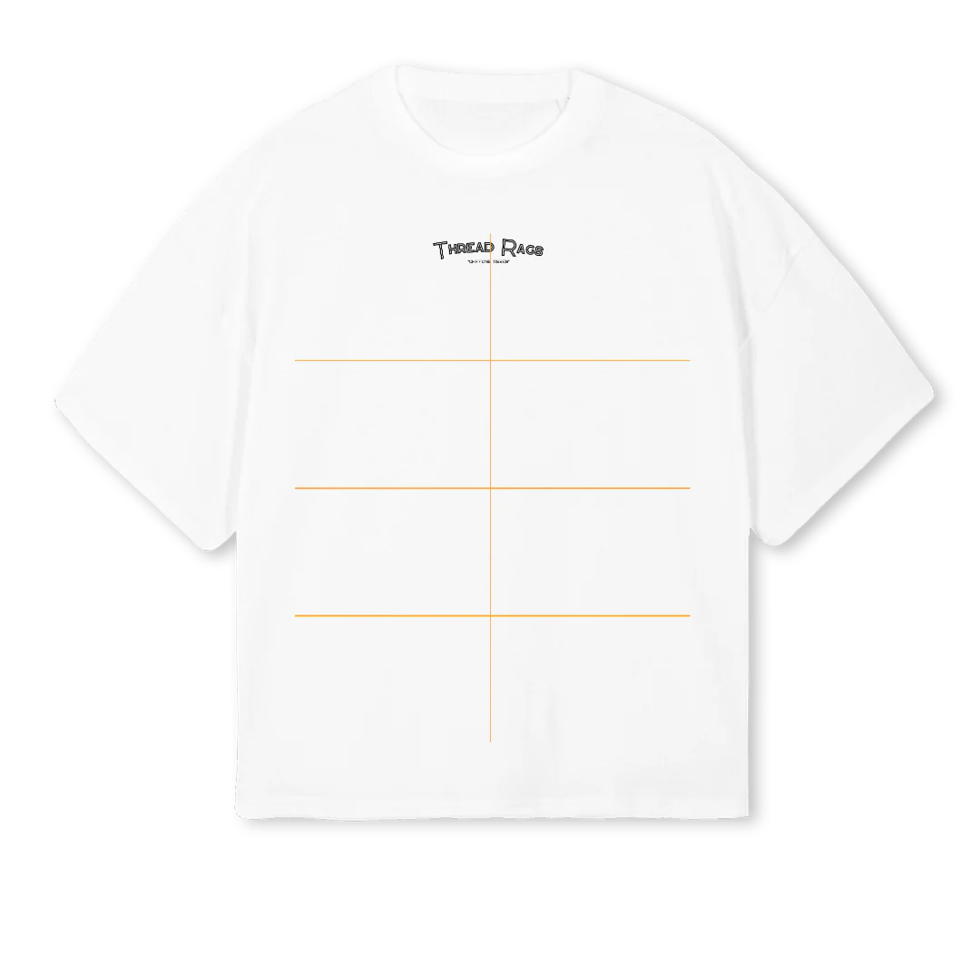 TEEWHITE White Oversized Boxy Tee.