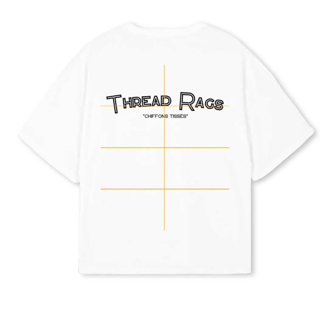 TEEWHITESTAFF White Oversized Boxy Tee. - Image 2