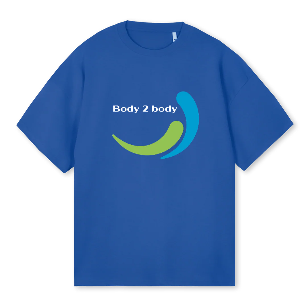 TESTOGEL Cobalt Blue Oversized Tee.