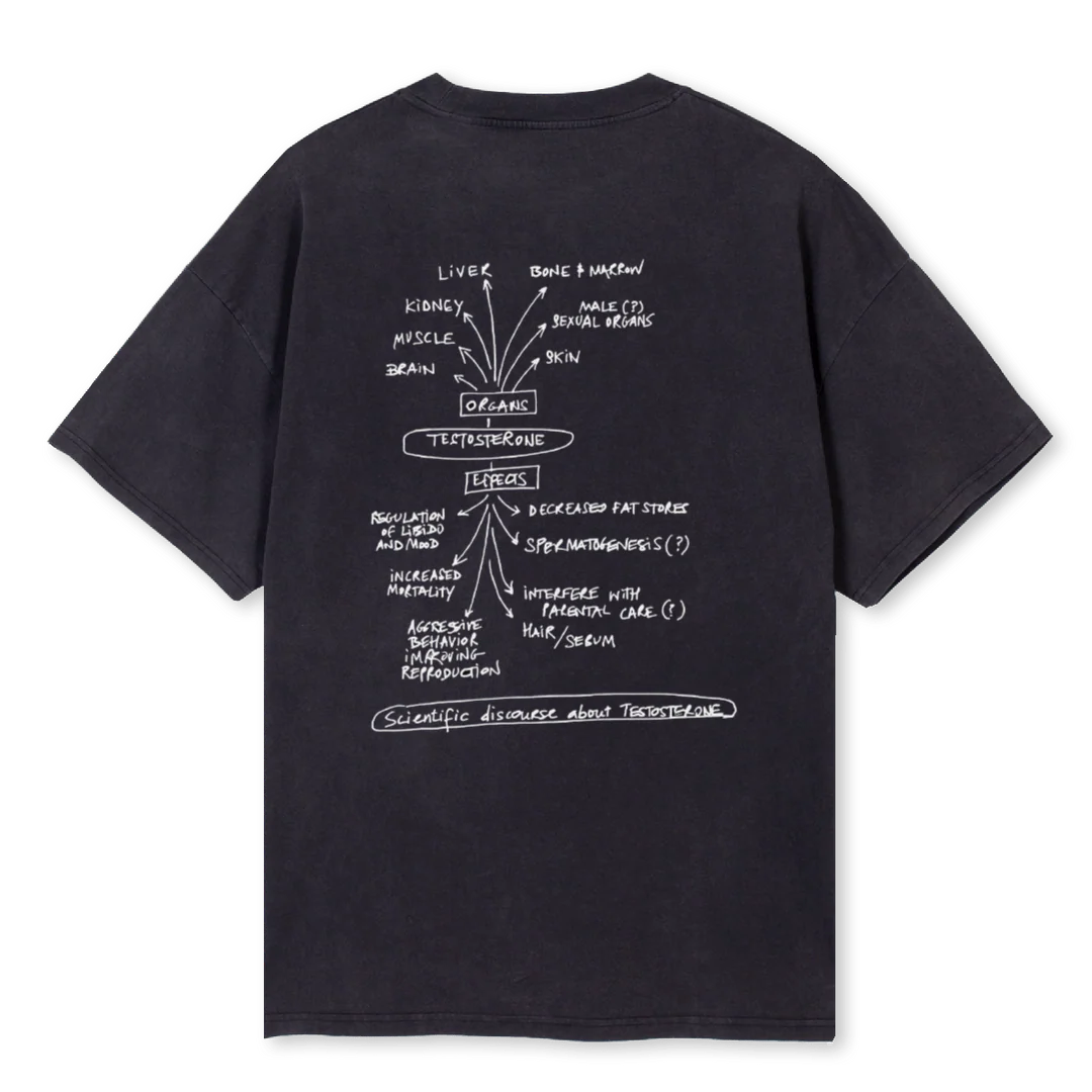 TESTOTEE Vintage Black Oversized Tee. - Image 2