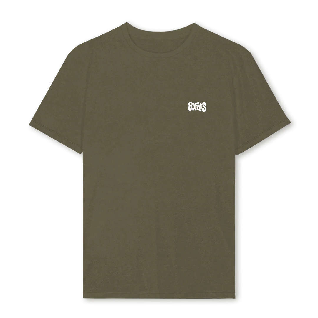 TESTPUFQOS Vintage Olive Regular Tee.