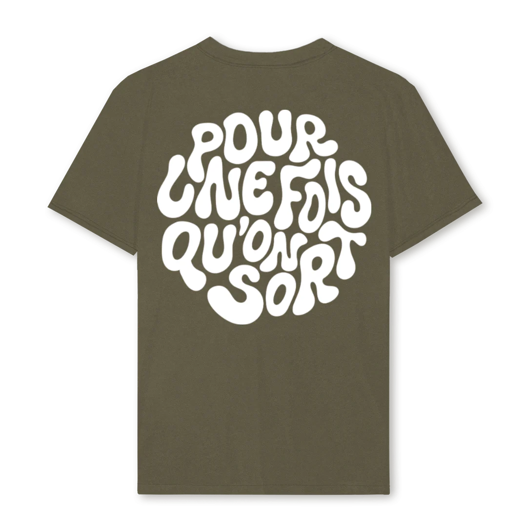 TESTPUFQOS Vintage Olive Regular Tee. - Image 2