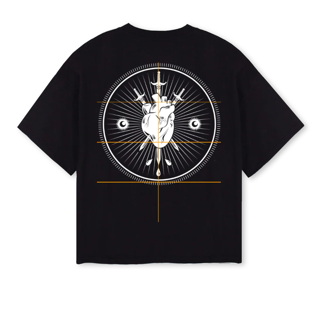 TESTTES Black Oversized Boxy Tee. - Image 2