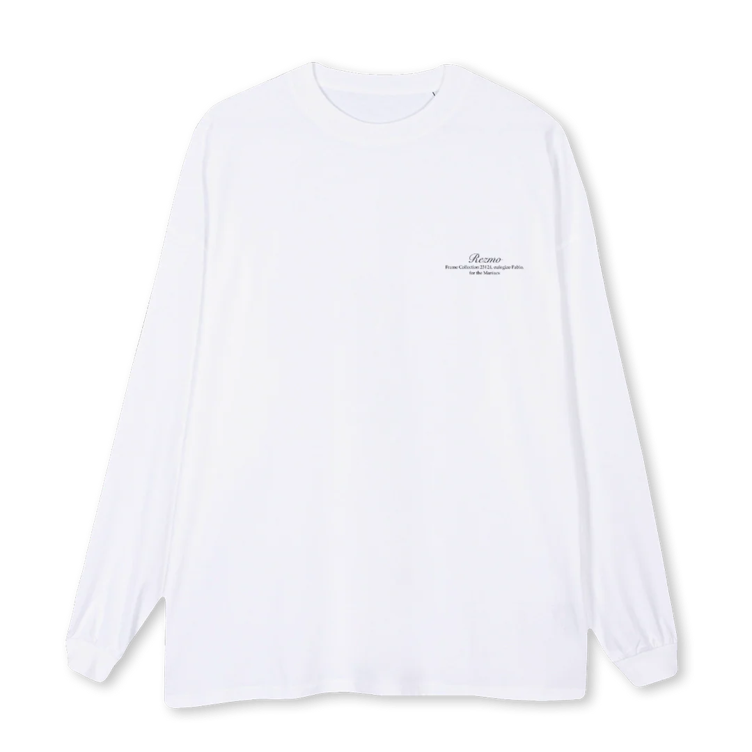 TETE White Oversized LS Tee.