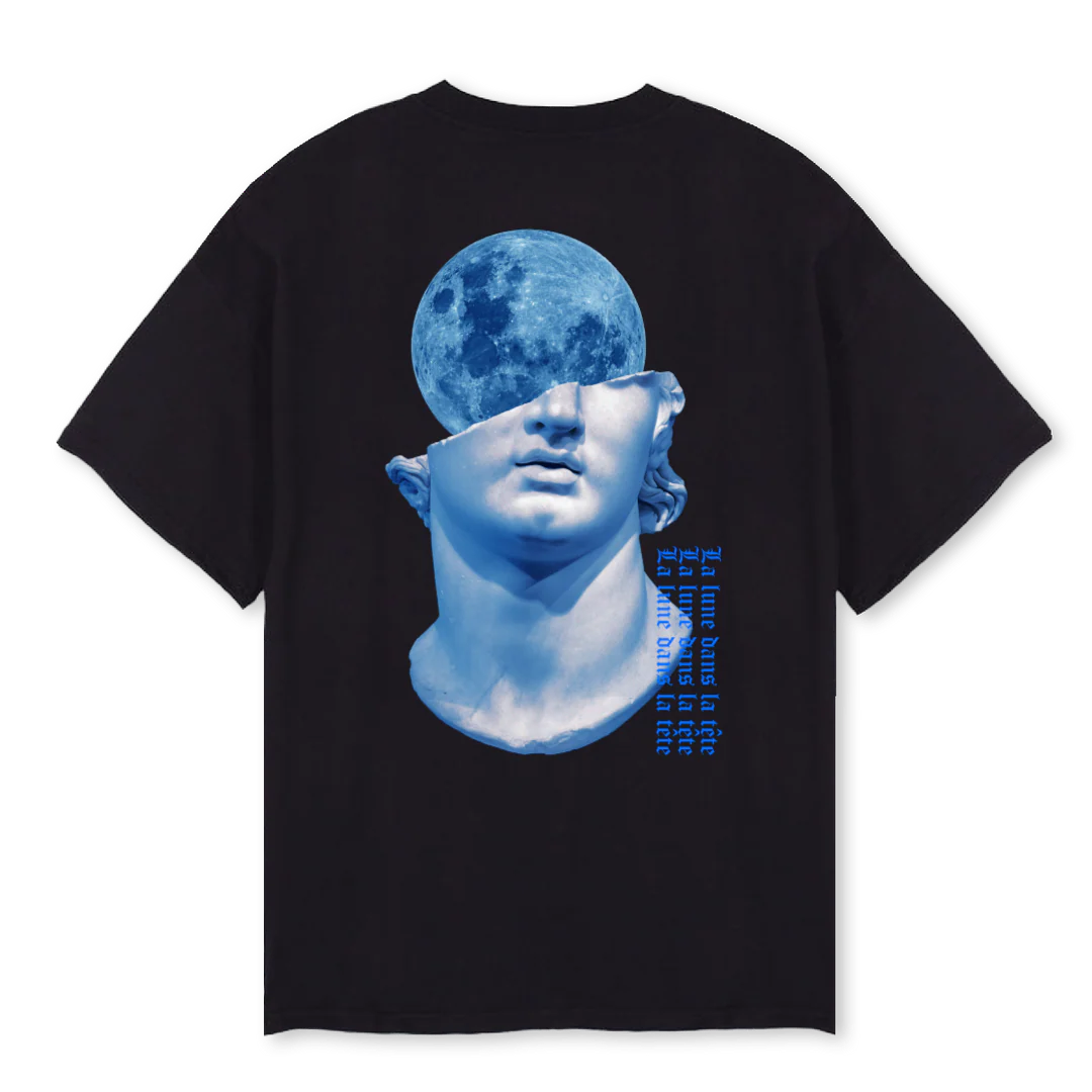 TETEBLEU Black Oversized Tee. - Image 2