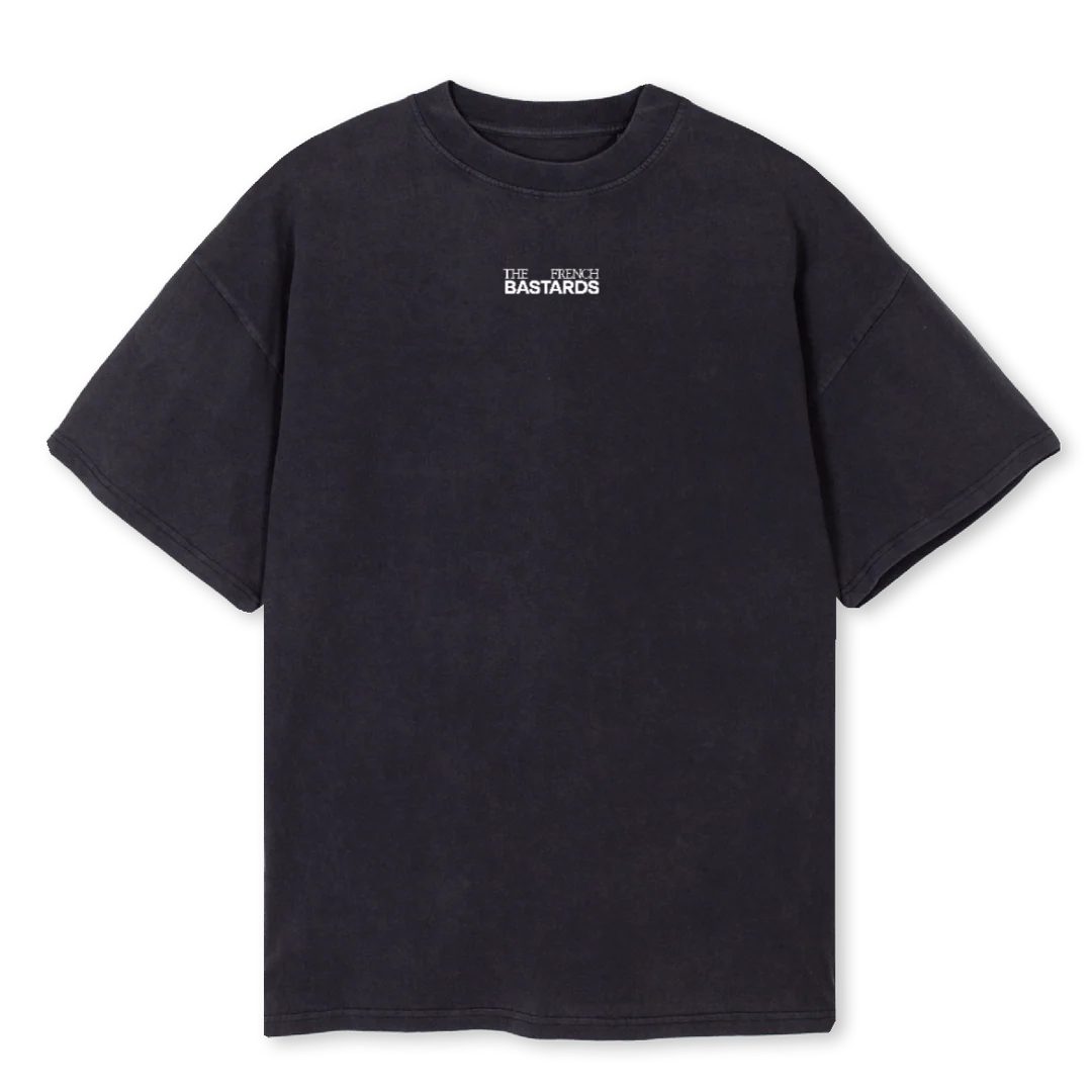 TFBVBLACK Vintage Black Oversized Tee.