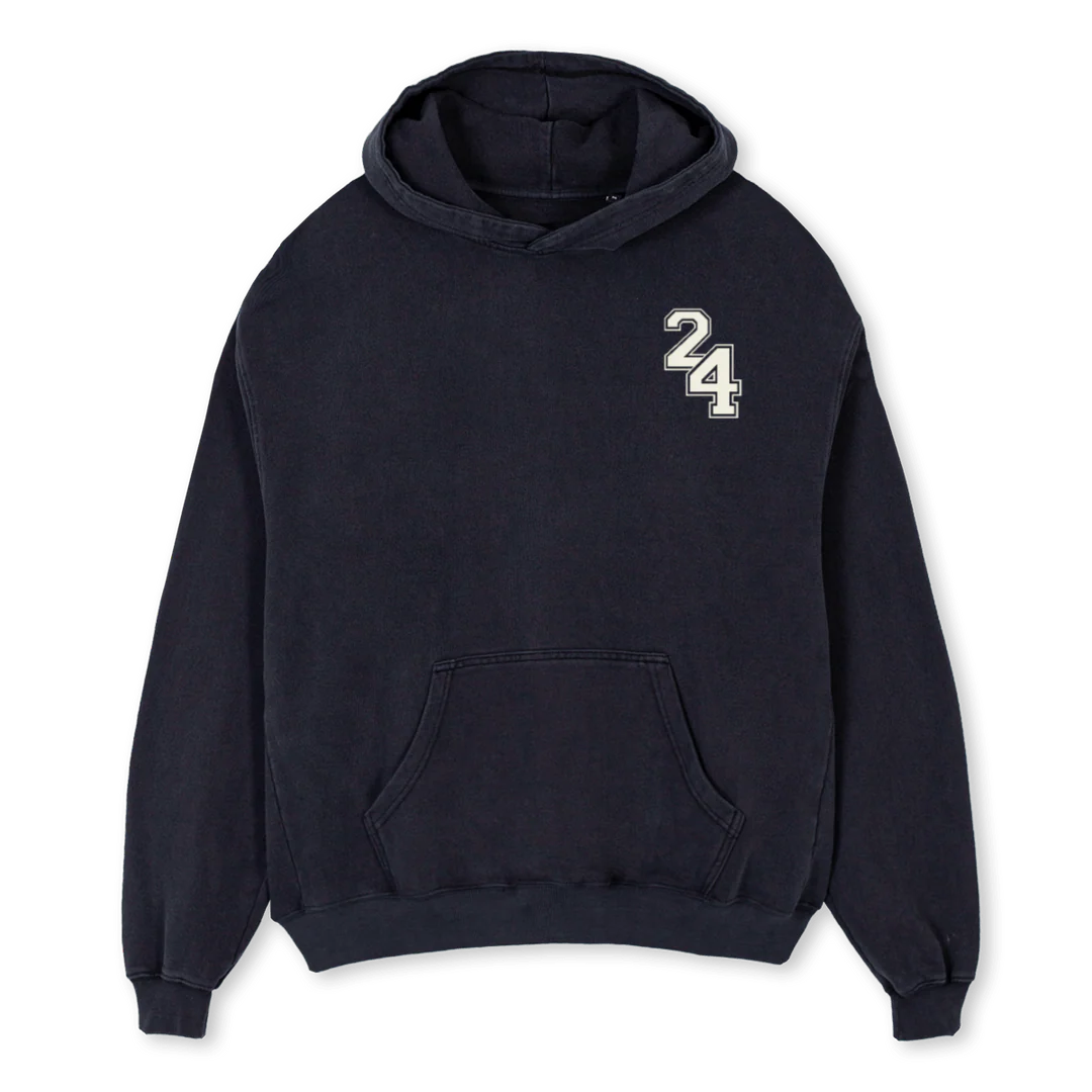 TFCODEHOODIE Vintage Black Oversized Hoodie.
